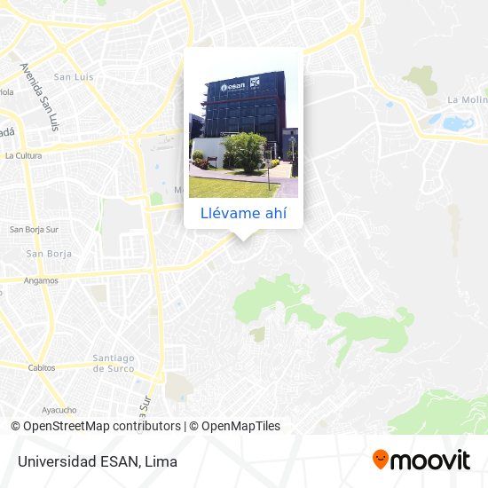 Mapa de Universidad ESAN