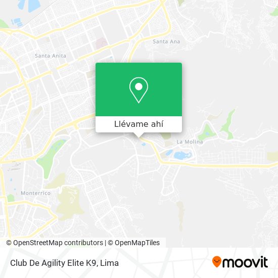 Mapa de Club De Agility Elite K9