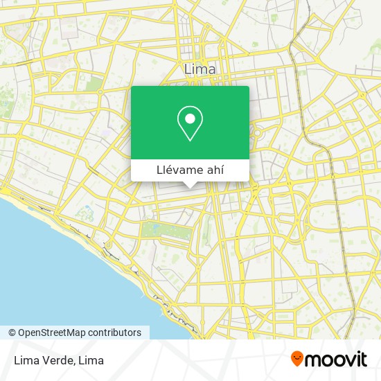 Mapa de Lima Verde