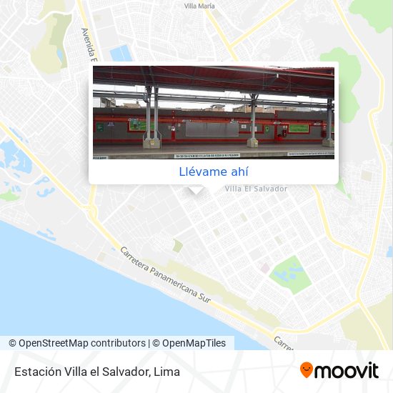 Mapa de Estación Villa el Salvador