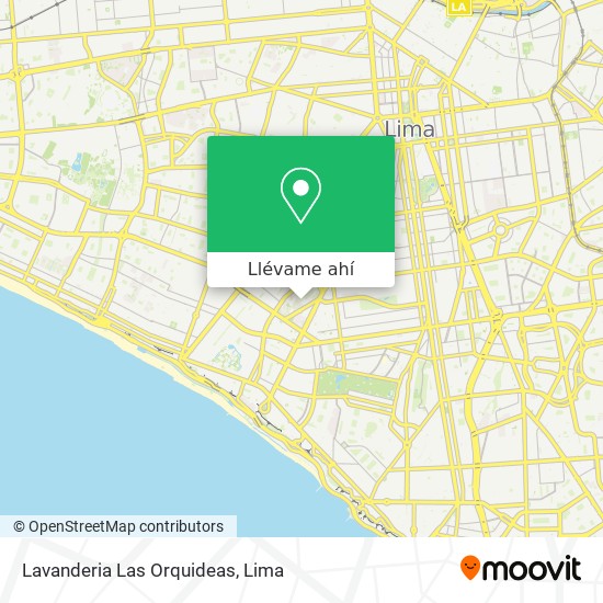 Mapa de Lavanderia Las Orquideas
