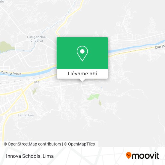 Mapa de Innova Schools