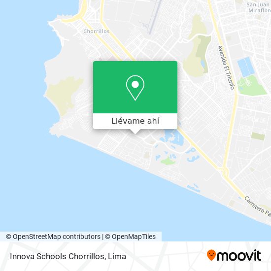 Mapa de Innova Schools Chorrillos