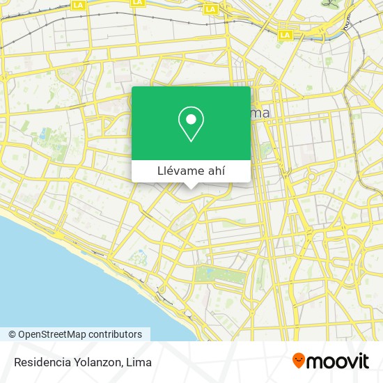 Mapa de Residencia Yolanzon