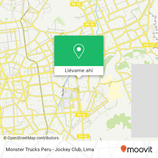 Mapa de Monster Trucks Peru - Jockey Club