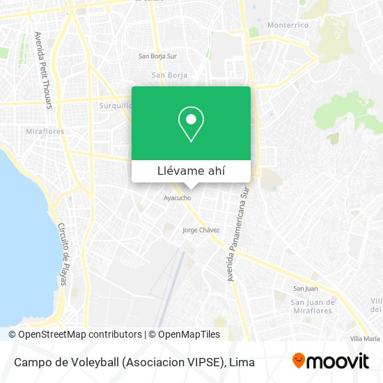 Mapa de Campo de Voleyball (Asociacion VIPSE)