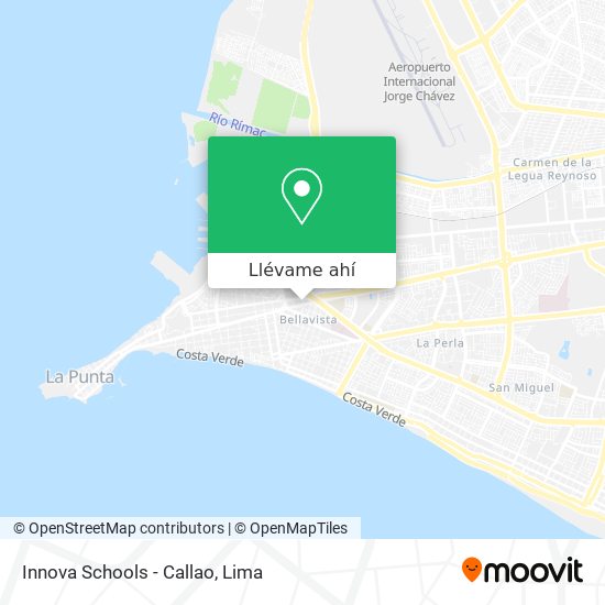 Mapa de Innova Schools - Callao