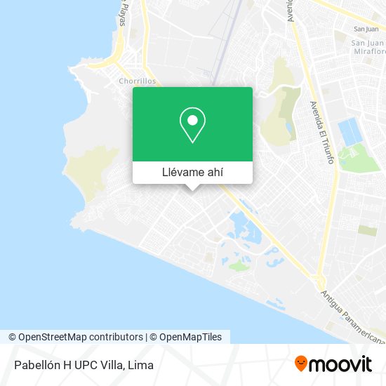 Mapa de Pabellón H UPC Villa