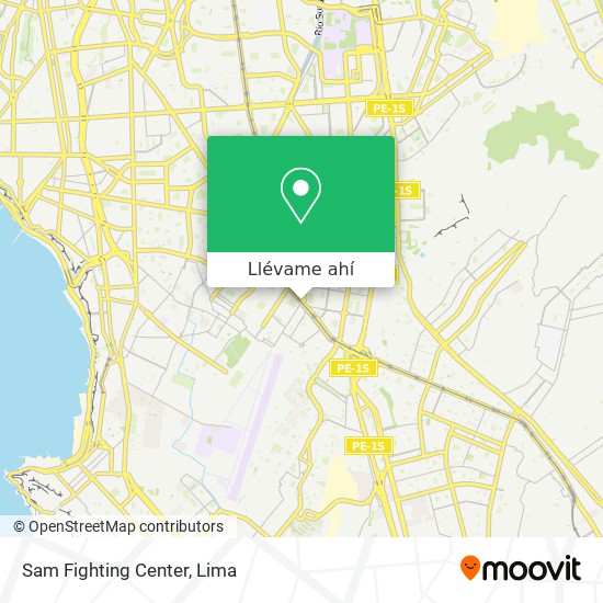 Mapa de Sam Fighting Center