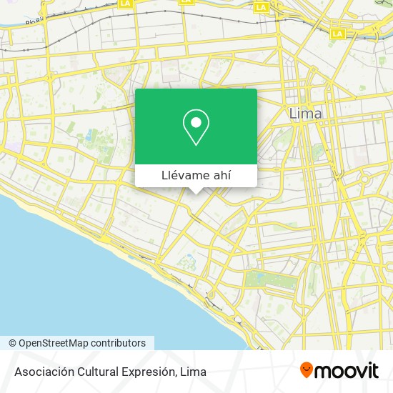 Mapa de Asociación Cultural Expresión