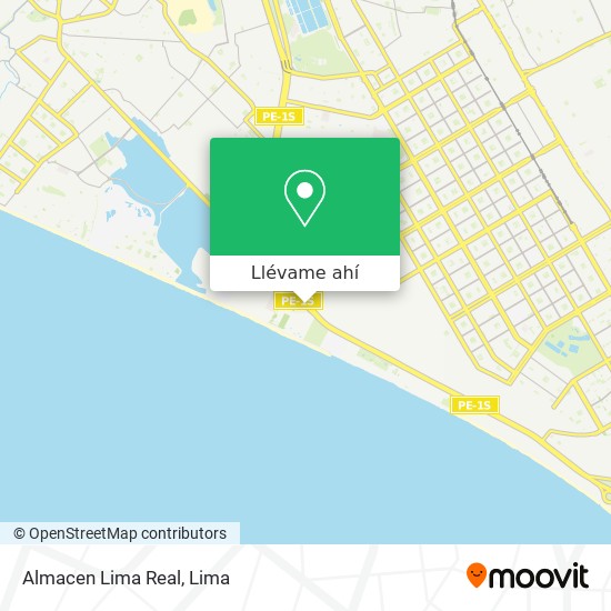 Mapa de Almacen Lima Real