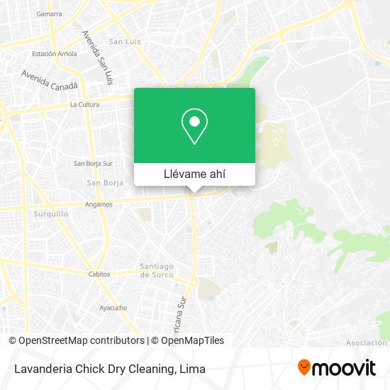 Mapa de Lavanderia Chick Dry Cleaning