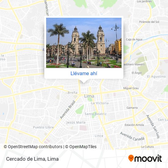 Mapa de Cercado de Lima