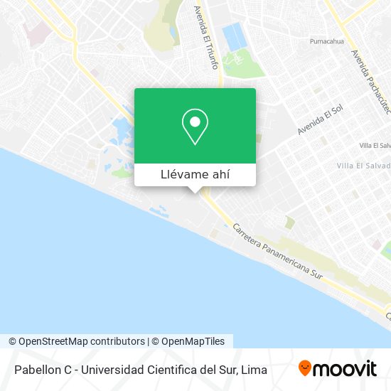 Mapa de Pabellon C - Universidad Cientifica del Sur