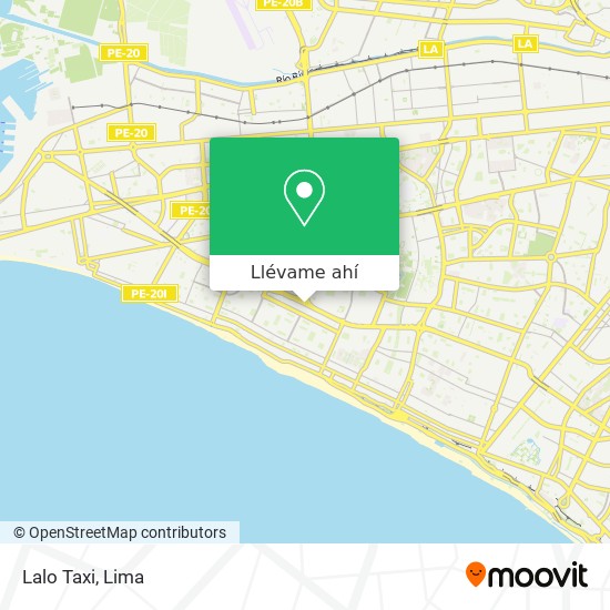 Mapa de Lalo Taxi