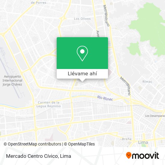 Mapa de Mercado Centro Cívico