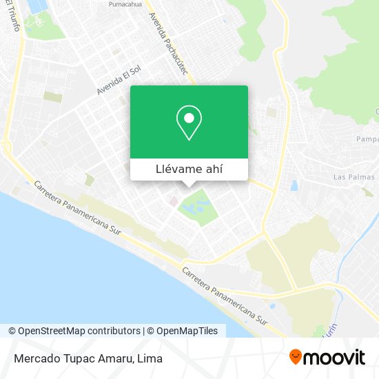 Mapa de Mercado Tupac Amaru