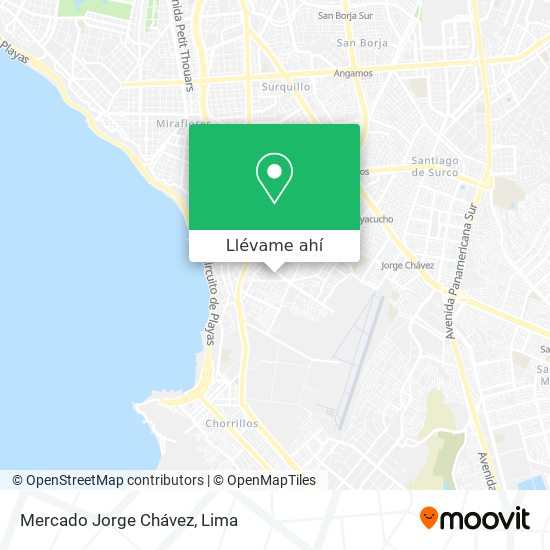 Mapa de Mercado Jorge Chávez