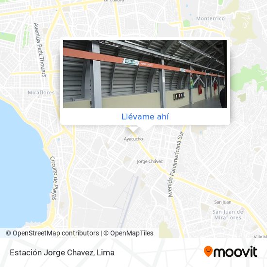 Mapa de Estación Jorge Chavez