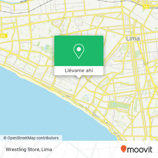 Mapa de Wrestling Store