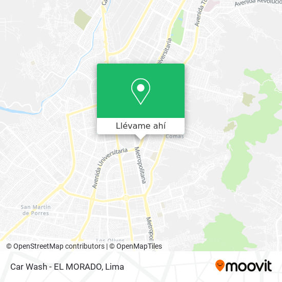 Mapa de Car Wash - EL MORADO