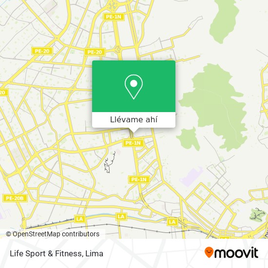 Mapa de Life Sport & Fitness