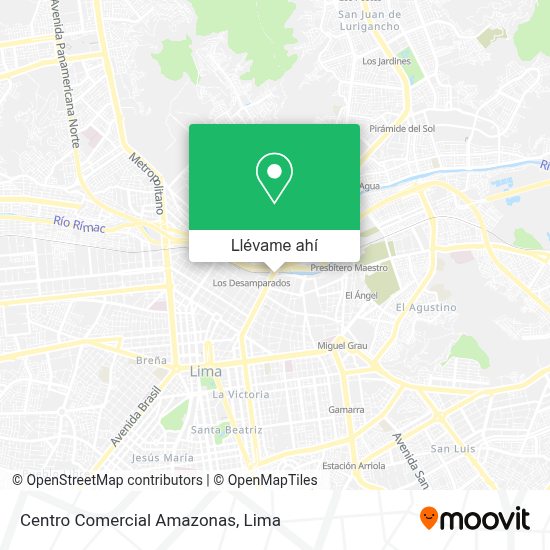 Cómo llegar a Centro Comercial Amazonas en Lima en Autobús?