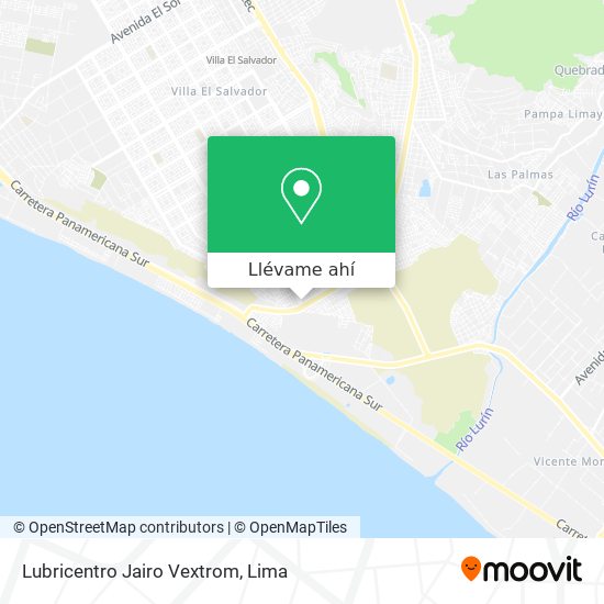 Mapa de Lubricentro Jairo Vextrom