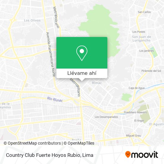 Mapa de Country Club Fuerte Hoyos Rubio