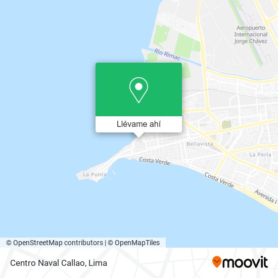 Mapa de Centro Naval Callao