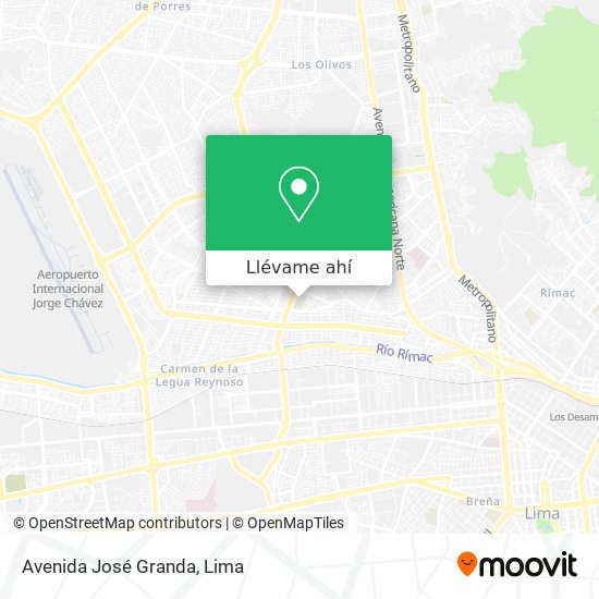 Mapa de Avenida José Granda