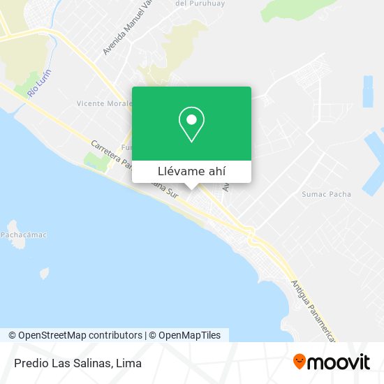 Mapa de Predio Las Salinas