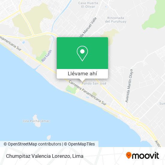 Mapa de Chumpitaz Valencia Lorenzo