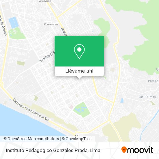 Mapa de Instituto Pedagogico Gonzales Prada