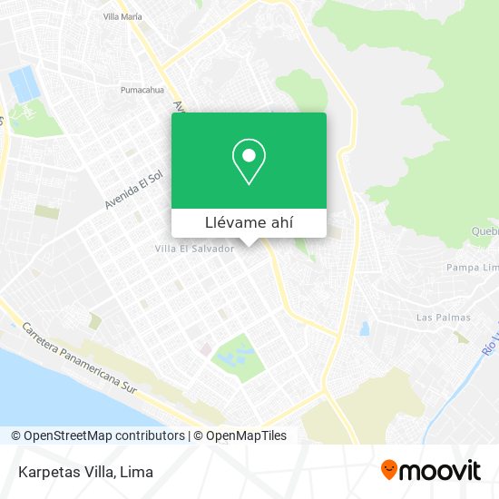 Mapa de Karpetas Villa