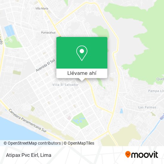 Mapa de Atipax Pvc Eirl