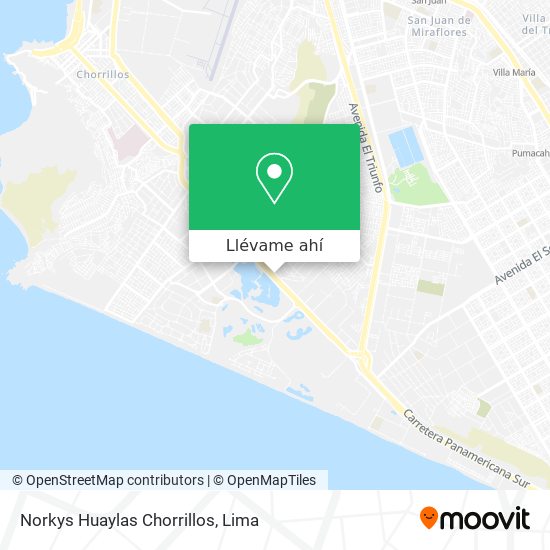 Mapa de Norkys Huaylas Chorrillos