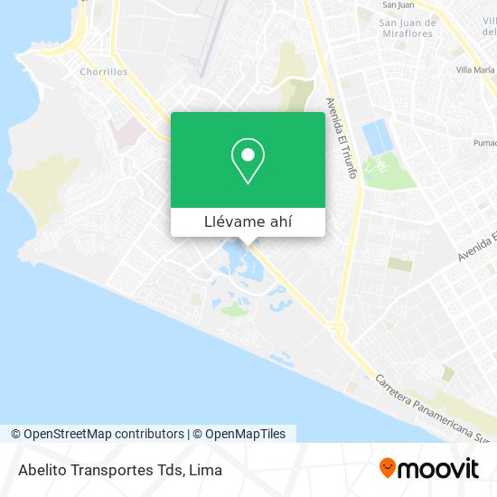 Mapa de Abelito Transportes Tds