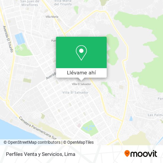 Mapa de Perfiles Venta y Servicios