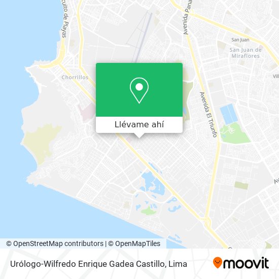 Mapa de Urólogo-Wilfredo Enrique Gadea Castillo