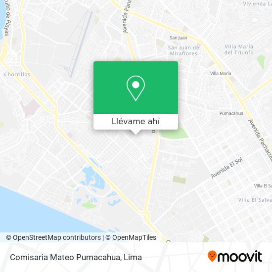 Mapa de Comisaria Mateo Pumacahua