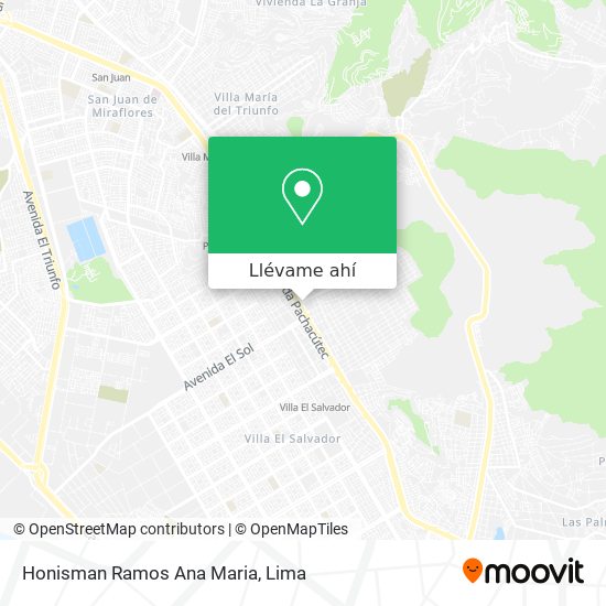 Mapa de Honisman Ramos Ana Maria