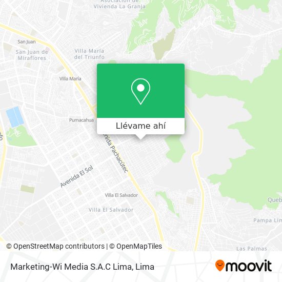 Mapa de Marketing-Wi Media S.A.C Lima