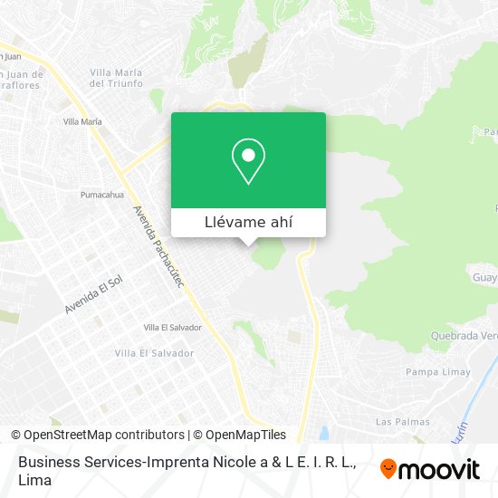 Mapa de Business Services-Imprenta Nicole a & L E. I. R. L.