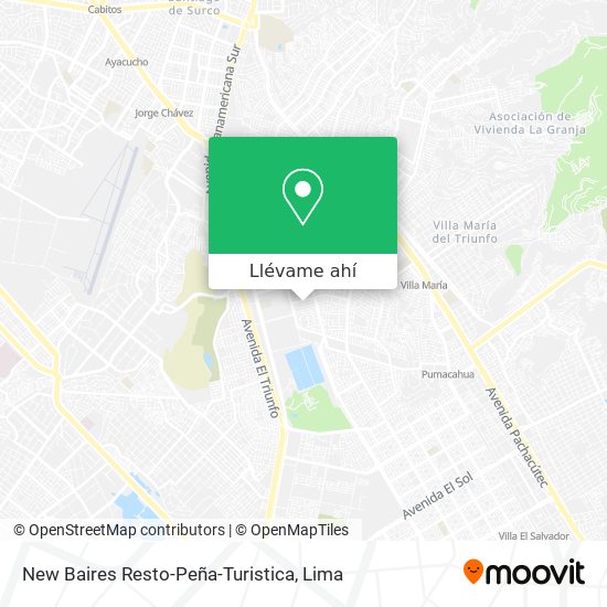 Mapa de New Baires Resto-Peña-Turistica