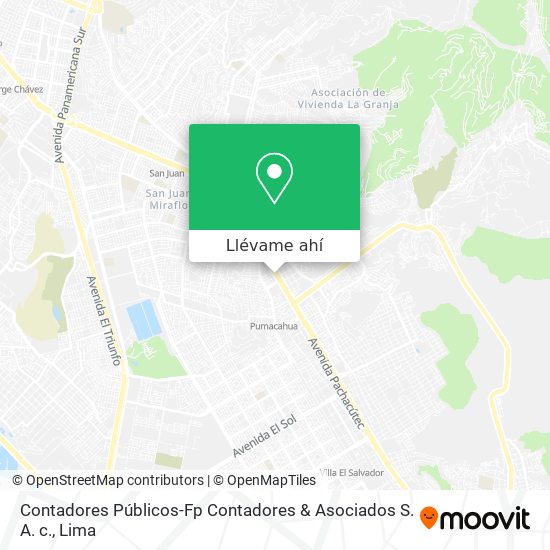 Mapa de Contadores Públicos-Fp Contadores & Asociados S. A. c.