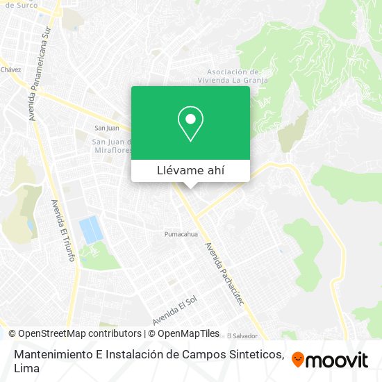 Mapa de Mantenimiento E Instalación de Campos Sinteticos