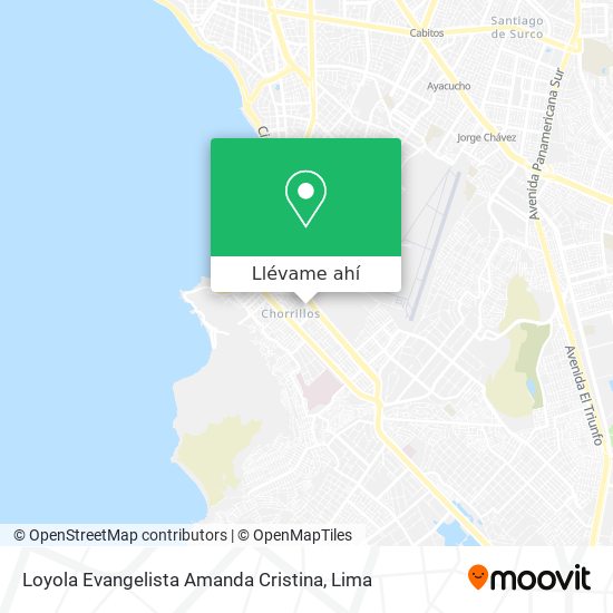 Mapa de Loyola Evangelista Amanda Cristina
