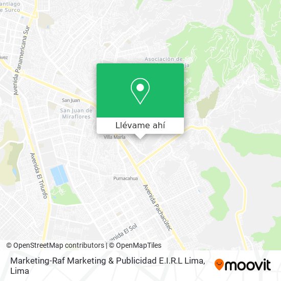 Mapa de Marketing-Raf Marketing & Publicidad E.I.R.L Lima