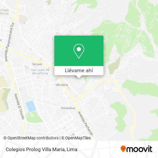 Mapa de Colegios Prolog Villa Maria